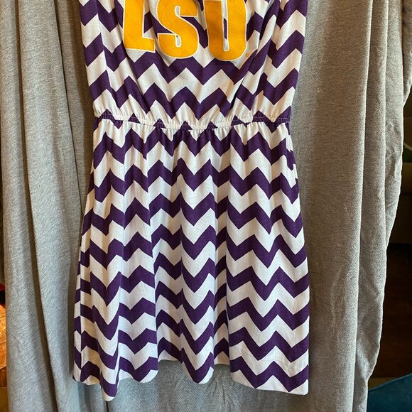 LIVY LU Women's Girl's Size MEDIUM Dress LSU Strapless One of a Kind!! - Picture 6 of 8